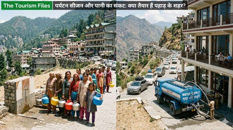 Tourism pressure and water crisis in Uttarakhand hill towns